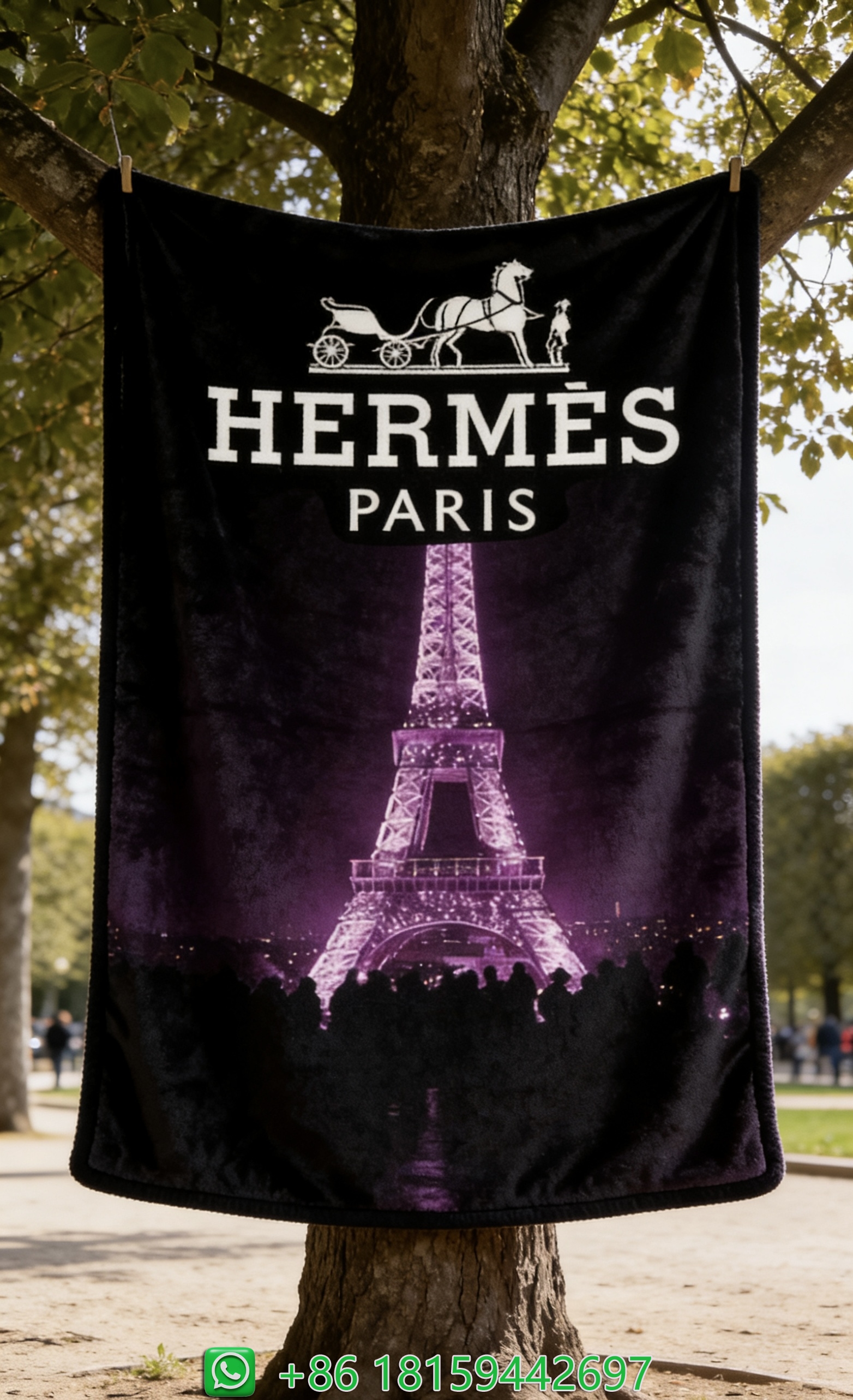 Hermes Throw Blankets